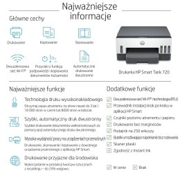Hewlett-Packard Urządzenie wielofunkcyjne Hp Smart Tank 720