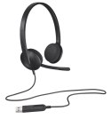 Logitech Słuchawki Logitech H340 981-000475 (kolor czarny)