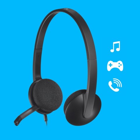 Logitech Słuchawki Logitech H340 981-000475 (kolor czarny) Logitech Słuchawki Logitech H340 981-000475 (kolor czarny)