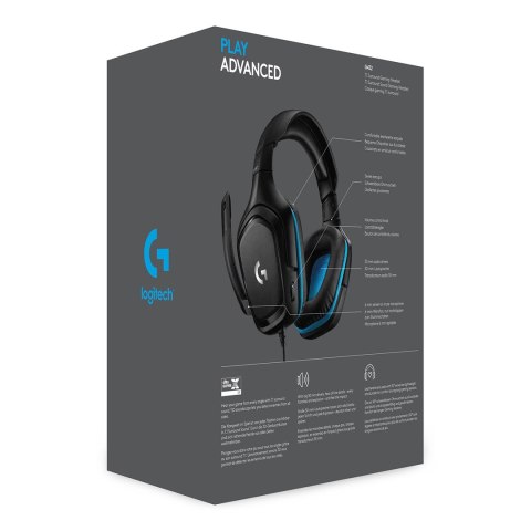 Logitech Słuchawki z mikrofonem Logitech 981-000770 (kolor czarny) Logitech Słuchawki z mikrofonem Logitech 981-000770 (kolor czarny)