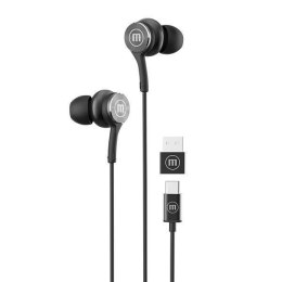 Maxell MAXELL XC1 Słuchawki przewodowe USB-C connector czarne