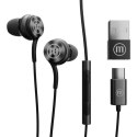 Maxell MAXELL XC1 Słuchawki przewodowe USB-C connector czarne