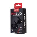 Maxell MAXELL MINI DUO Słuchawki bezprzewodowe bluetooth TWS EARBUDS czarne