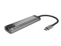 NATEC NATEC MULTIPORT FOWLER GO USB-C -> HUB USB 3.0 X2, HDMI 4K, USB-C PD, RJ45 NMP-1985