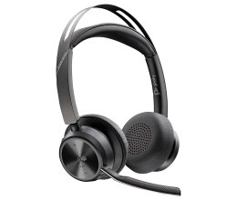 POLY Poly Zestaw słuchawkowy Voyager Focus 2 z certyfikatem Microsoft Teams USB-C-C + przejściówka USB-C/A 9T9J4AA#AC3