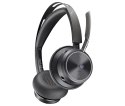 POLY Poly Zestaw słuchawkowy Voyager Focus 2 z certyfikatem Microsoft Teams USB-C-C + przejściówka USB-C/A + podstawka ładująca 9T9J6