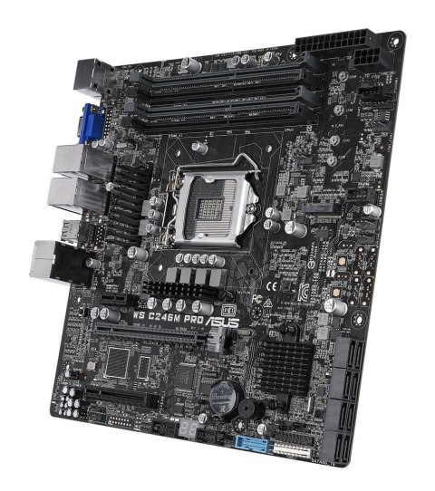 ASUS ASUS WS C246M PRO , 1 x Socket LGA1151, Intel C246 Chipset,4x DDR4 2666 UDIMM non-ECC/ECC, 3x PCIe 3.0, 8x SATA, Intel Rapid Sto ASUS ASUS WS C246M PRO , 1 x Socket LGA1151, Intel C246 Chipset,4x DDR4 2666 UDIMM non-ECC/ECC, 3x PCIe 3.0, 8x SATA, Intel Rapid Sto