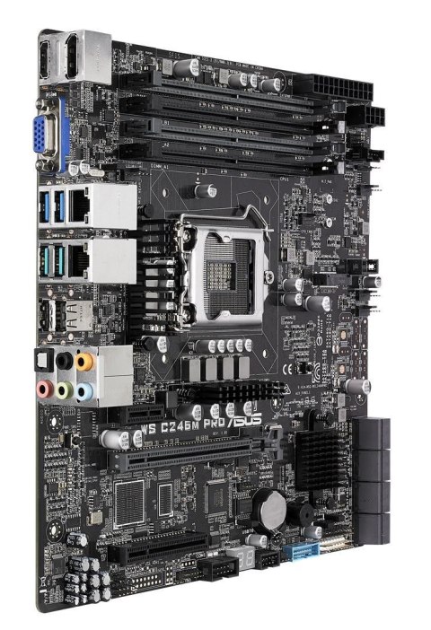 ASUS ASUS WS C246M PRO , 1 x Socket LGA1151, Intel C246 Chipset,4x DDR4 2666 UDIMM non-ECC/ECC, 3x PCIe 3.0, 8x SATA, Intel Rapid Sto ASUS ASUS WS C246M PRO , 1 x Socket LGA1151, Intel C246 Chipset,4x DDR4 2666 UDIMM non-ECC/ECC, 3x PCIe 3.0, 8x SATA, Intel Rapid Sto