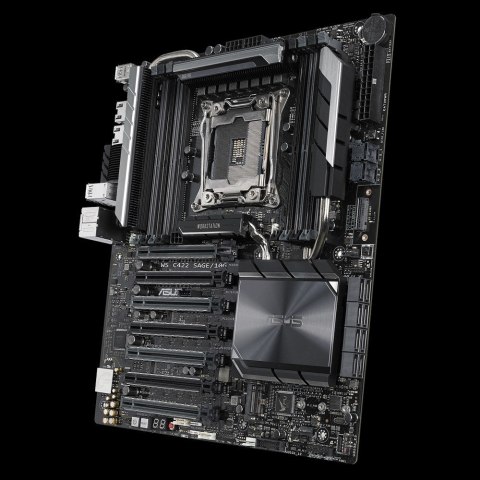 ASUS ASUS WS C422 SAGE/10G, Intel C422, 1x Intel Socket 2066, 8x DDR4 2666 RDIMM/LRDIMM, 7 x PCIe 3.0, VIDIA 4-Way SLI/AMD 4-Way Cros ASUS ASUS WS C422 SAGE/10G, Intel C422, 1x Intel Socket 2066, 8x DDR4 2666 RDIMM/LRDIMM, 7 x PCIe 3.0, VIDIA 4-Way SLI/AMD 4-Way Cros