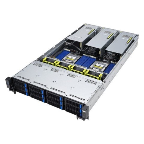 ASUS Platforma Asus Rack (2U) RS720A-E12-RS12 AMD Epyc 9004 (8x NVMe, 4x SATA/SAS, 2xM.2, 4xGPU, 2x10Gbe, IPMI, 1+1 2600W) ASUS Platforma Asus Rack (2U) RS720A-E12-RS12 AMD Epyc 9004 (8x NVMe, 4x SATA/SAS, 2xM.2, 4xGPU, 2x10Gbe, IPMI, 1+1 2600W)