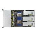 ASUS Platforma Asus Rack (2U) RS720A-E12-RS24U AMD Epyc 9004 (24x NVMe, 2xM.2, 3xGPU, 2x10Gbe, IPMI, 1+1 2600W)