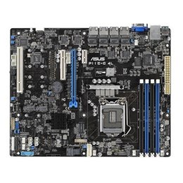 ASUS Płyta Serwerowa ASUS P11C-C/4L Xeon® E-21XXX (95W), C242, 4xDIMM, 4 Intel i210AT+1Mgt LAN, 6 SATA(4 by 1 miniSAS HD con.), 2 M.2