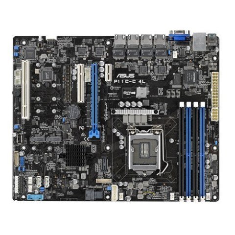 ASUS Płyta Serwerowa ASUS P11C-C/4L Xeon® E-21XXX (95W), C242, 4xDIMM, 4 Intel i210AT+1Mgt LAN, 6 SATA(4 by 1 miniSAS HD con.), 2 M.2 ASUS Płyta Serwerowa ASUS P11C-C/4L Xeon® E-21XXX (95W), C242, 4xDIMM, 4 Intel i210AT+1Mgt LAN, 6 SATA(4 by 1 miniSAS HD con.), 2 M.2