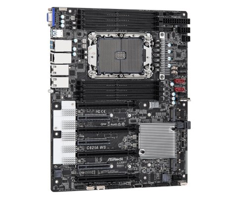 Asrock ASROCK C621A WS 1xLGA4189 Socket (Socket P+), 8xDDR4 3200 RDIMM/LRDIMM, 4xPCIe 4.0x16, 3xPCIe 4.0x8, 1xD-Sub, 2xSATA3, 1xMini-SA Asrock ASROCK C621A WS 1xLGA4189 Socket (Socket P+), 8xDDR4 3200 RDIMM/LRDIMM, 4xPCIe 4.0x16, 3xPCIe 4.0x8, 1xD-Sub, 2xSATA3, 1xMini-SA