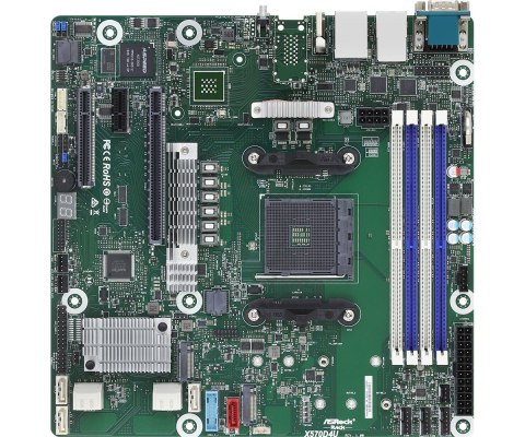 Asrock Płyta główna ASRock X570D4U 1x AM4 AMD Ryzen X570 (SATA, 2xM.2, 2xGbE, IPMI) Asrock Płyta główna ASRock X570D4U 1x AM4 AMD Ryzen X570 (SATA, 2xM.2, 2xGbE, IPMI)
