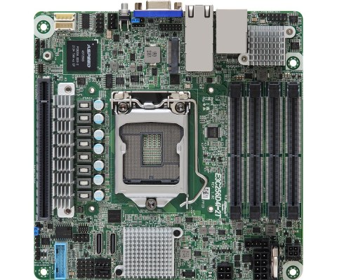 Asrock Płyta główna ASRock E3C256D4I-2T 1x LGA1200 Intel Xeon E-23XX C256 (4xDIMM, SATA, 1xM.2, 2x10GbE, IPMI) Asrock Płyta główna ASRock E3C256D4I-2T 1x LGA1200 Intel Xeon E-23XX C256 (4xDIMM, SATA, 1xM.2, 2x10GbE, IPMI)