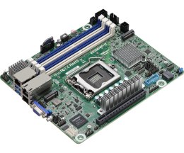 Asrock Płyta główna ASRock E3C256D4ID-2T 1x LGA1200 Intel Xeon E-23XX C256 (4xDIMM, SATA, 2xM.2, 2x10GbE, IPMI)