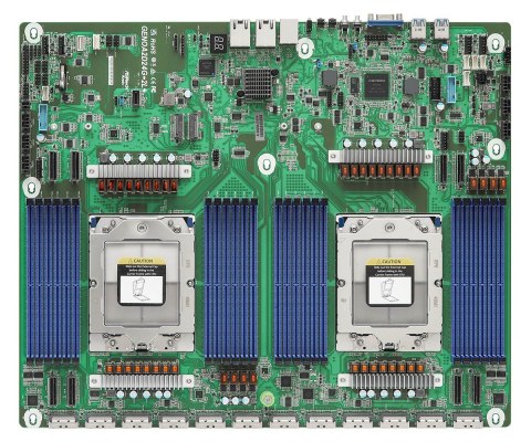 Asrock Płyta główna ASRock GENOA2D24G-2L+ 2x SP5 AMD Epyc 9004 SoC (24xDIMM, NVMe, 2xM.2, 2xGbE, IPMI) Asrock Płyta główna ASRock GENOA2D24G-2L+ 2x SP5 AMD Epyc 9004 SoC (24xDIMM, NVMe, 2xM.2, 2xGbE, IPMI)