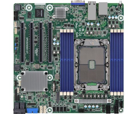 Asrock Płyta główna ASRock SPC621D8U-2T 1x LGA4189 Intel Xeon Scalable 3gen C621A (8xDIMM, SATA, 1xM.2, 2x10GbE, IPMI) Asrock Płyta główna ASRock SPC621D8U-2T 1x LGA4189 Intel Xeon Scalable 3gen C621A (8xDIMM, SATA, 1xM.2, 2x10GbE, IPMI)