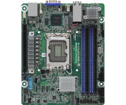 Asrock Płyta główna ASRock W680D4ID-2T/G5/X550 1x LGA1700 Intel Core 12/13gen W680 (4xDIMM, SATA, 2xM.2, 2x10GbE, IPMI)