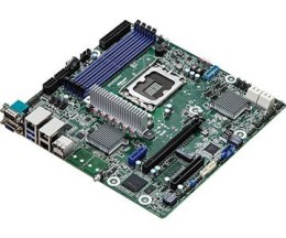 Asrock Płyta główna ASRock W680D4U 1x LGA1700 Intel Core 12/13gen W680 (4xDIMM, SATA, 1xM.2, 2x1GbE, IPMI)