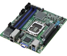 Asrock Płyta główna ASRock Z690D4ID-2T/G5/X550 1x LGA1700 Intel Core 12/13/14gen Z690 (4xDIMM, SATA, 2xM.2, 2x10GbE, IPMI)