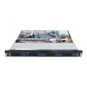 Gigabyte Platforma Gigabyte Rack (1U) R123-X00-AA01 Intel E-24XX (4x 3,5" SATA HS, 1xM.2, 2x1Gbe, IPMI, 1x400W)