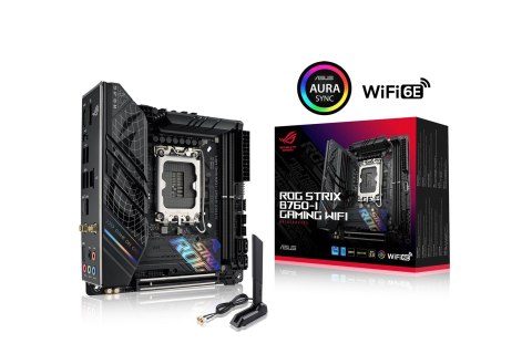 ASUS Płyta główna ASUS ROG STRIX B760-I GAMING WIFI ASUS Płyta główna ASUS ROG STRIX B760-I GAMING WIFI