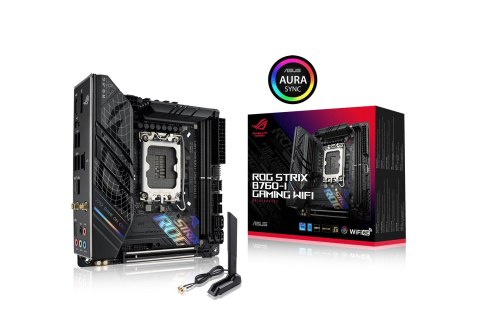 ASUS Płyta główna ASUS ROG STRIX B760-I GAMING WIFI ASUS Płyta główna ASUS ROG STRIX B760-I GAMING WIFI