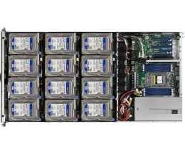 Asrock Platforma ASRock Rack (1U) AMD Epyc 7000 ( 2xSFF, 12xLFF, 2x10GbE, Red. PSU, IPMI)