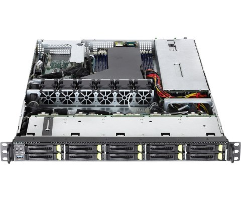 Asrock Platforma ASRock Rack (1U) AMD Epyc 7002 (10xSFF, 2x10GbE, OCP Mezz., Red.PSU, IPMI)