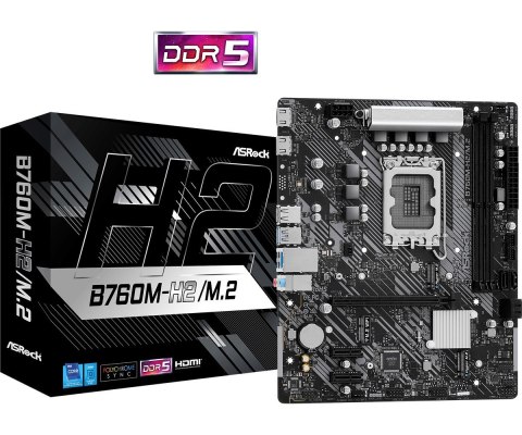 Asrock Płyta główna ASRock B760M-H2/M.2 Asrock Płyta główna ASRock B760M-H2/M.2