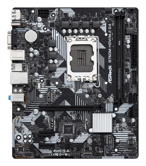 Asrock Płyta główna Asrock B760M-HDV/M.2 D4 Asrock Płyta główna Asrock B760M-HDV/M.2 D4