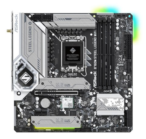 Asrock Płyta główna Asrock B760M STEEL LEGEND WIFI Asrock Płyta główna Asrock B760M STEEL LEGEND WIFI