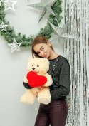 Go Gift Miś FRANK 50cm kremowy