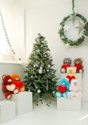 Go Gift Miś FRANK 50cm niebieski