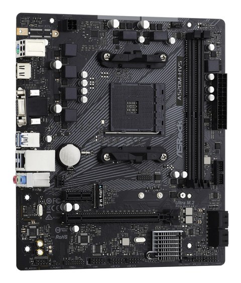 Asrock Płyta główna Asrock A520M-HVS Asrock Płyta główna Asrock A520M-HVS
