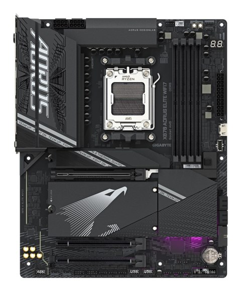 Gigabyte Płyta główna Gigabyte X870 AORUS ELITE WIFI7 Gigabyte Płyta główna Gigabyte X870 AORUS ELITE WIFI7