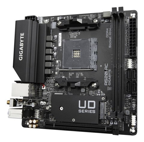 Gigabyte Płyta główna Gigabyte A520I AC Gigabyte Płyta główna Gigabyte A520I AC