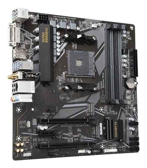 Gigabyte Płyta główna Gigabyte B550M DS3H AC Gigabyte Płyta główna Gigabyte B550M DS3H AC