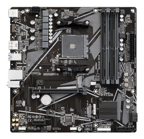 Gigabyte Płyta główna Gigabyte B550M K Gigabyte Płyta główna Gigabyte B550M K