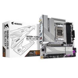 Gigabyte Płyta główna Gigabyte B650M AORUS ELITE AX ICE