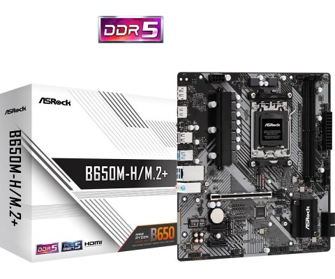 Asrock Płyta główna ASRock B650M-H/M.2+ Asrock Płyta główna ASRock B650M-H/M.2+