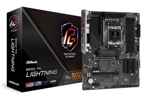 Asrock Płyta główna Asrock B650 PG LIGHTNING (WYPRZEDAŻ) Asrock Płyta główna Asrock B650 PG LIGHTNING (WYPRZEDAŻ)