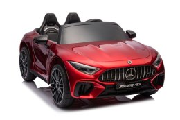 LEAN CARS Auto Na Akumulator Mercedes AMG SL63 Czerwony Lakierowany