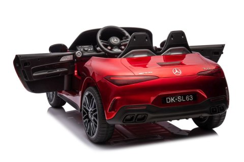 LEAN CARS Auto Na Akumulator Mercedes AMG SL63 Czerwony Lakierowany LEAN CARS Auto Na Akumulator Mercedes AMG SL63 Czerwony Lakierowany