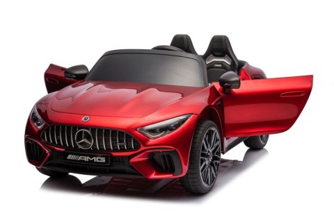 LEAN CARS Auto Na Akumulator Mercedes AMG SL63 Czerwony Lakierowany LEAN CARS Auto Na Akumulator Mercedes AMG SL63 Czerwony Lakierowany
