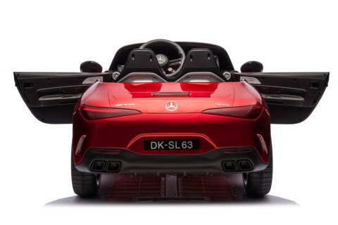 LEAN CARS Auto Na Akumulator Mercedes AMG SL63 Czerwony Lakierowany LEAN CARS Auto Na Akumulator Mercedes AMG SL63 Czerwony Lakierowany