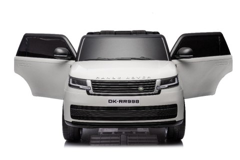 LEAN CARS Auto Na Akumulator Range Rover DK-RR998 Białe LEAN CARS Auto Na Akumulator Range Rover DK-RR998 Białe