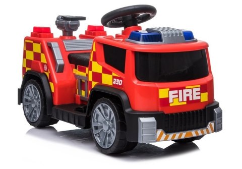 LEAN CARS Auto na akumulator Wóz strażacki TR1911 Czerwony LEAN CARS Auto na akumulator Wóz strażacki TR1911 Czerwony